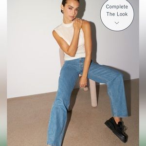 Abercrombie High Rise Taper Jean